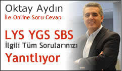 Oktay Aydın LYS YGS SBS Online souru Cevap