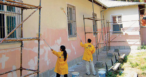 Okul boyama, 100 bin kişiye iş kapısı olacak