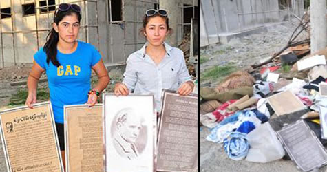 Çöpe atılan Atatürk portrelerine soruşturma
