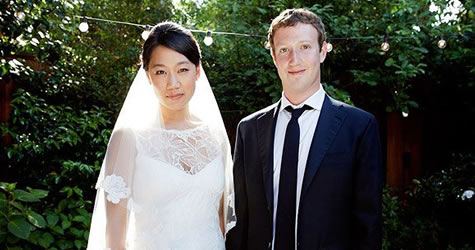 facebook kurucusu evlendi