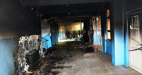 Aynı okul ikinci kez yakıldı
